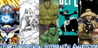 I Fumetti in uscita dal 26 Febbraio al 4 Marzo 2018 anteprima uscite 26 febbraio 4 marzo 2018