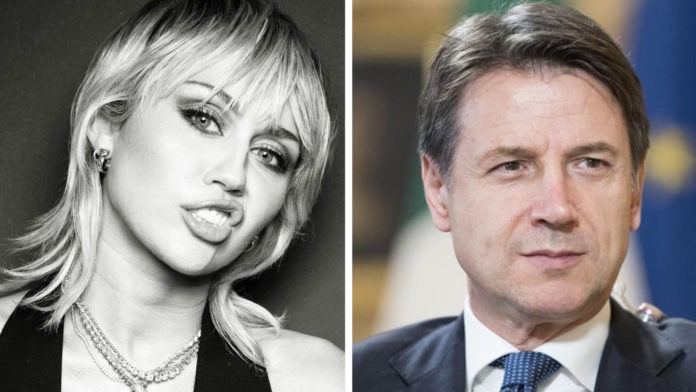 Miley Cyrus Giuseppe Conte