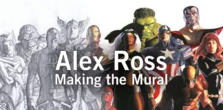 Alex Ross ha realizzato un murales per Marvel con le sue variant Timeless Alex Ross