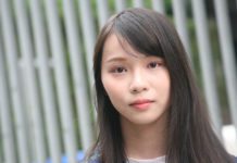 Agnes Chow a sostegno del movimento #BoycottMulan Agnes Chow