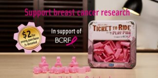 Asmodee lancia la linea Ticket to Ride: Play Pink per la ricerca sul cancro ticket to ride asmodee