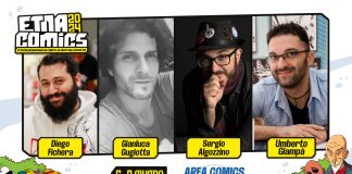 Etna Comics 2024 – Diego Fichera, Gianluca Gugliotta, Sergio Algozzino e Umberto Giampà ospiti in Artist Alley