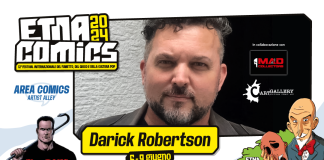 Il disegnatore di The Boys Darick W. Robertson ospite di Etna Comics 2024