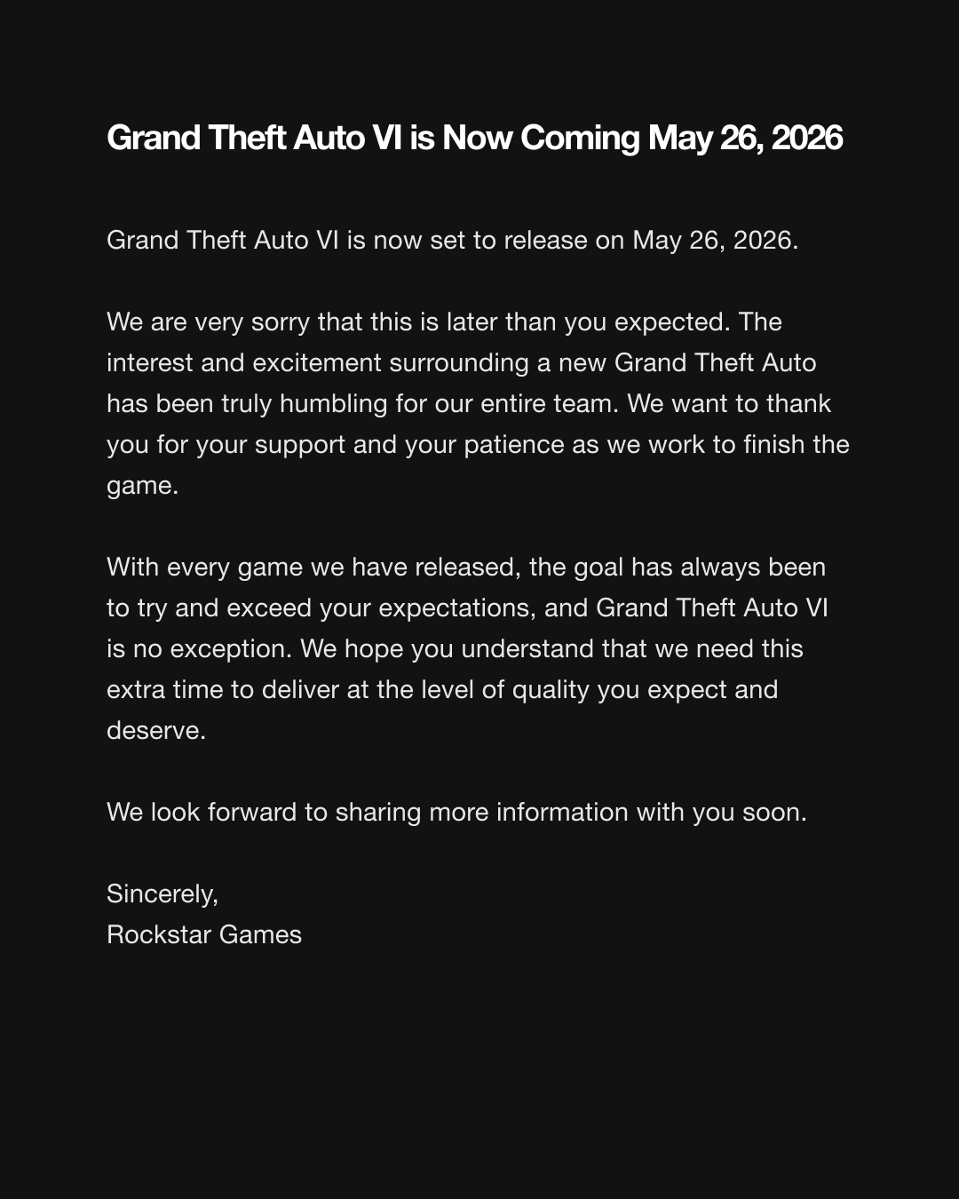Grand Theft Auto VI