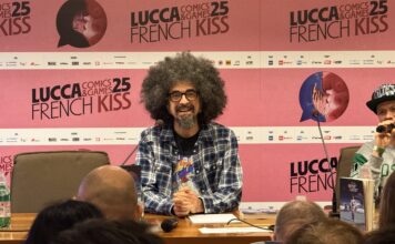 Conferenza Stampa di Caparezza “il fumetto ha salvato la mia vita e ho deciso di omaggiarlo con Orbit Orbit” | Speciale Lucca CG25