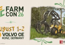 Il FarmCon 26 si svolgerà presso Volvo – Gli appassionati di Farming Simulator potranno guidare gli escavatori per l’anniversario FarmCon 26