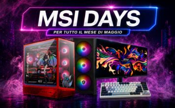 Al via gli “MSI DAYS con Golook Shop” – Offerte su desktop, monitor gaming e periferiche avanzate MSI DAYS