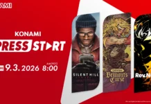 Rhapsody in Scarlet, PROJECT ZIRCON e Rev. NOiR protagonisti del KONAMI PRESS START KONAMI PRESS START